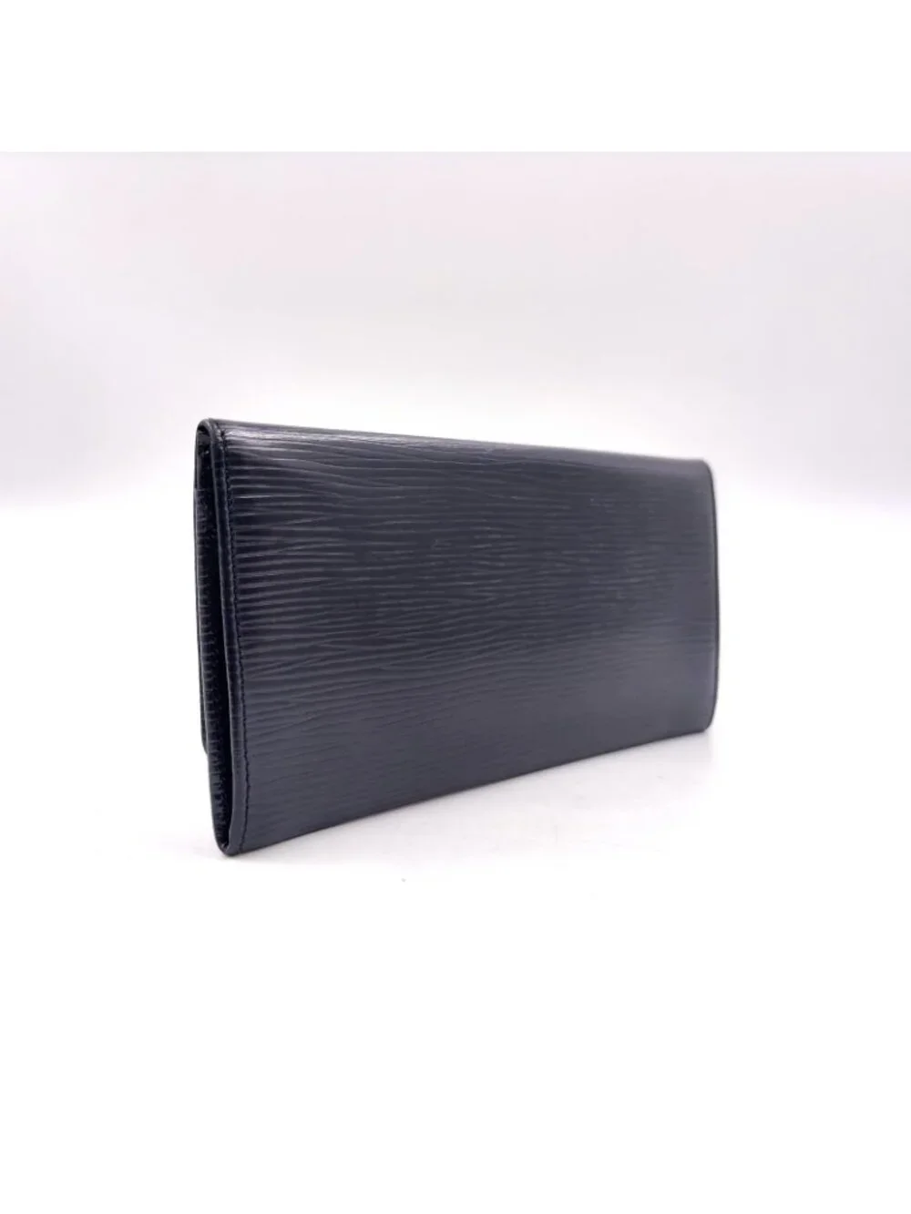 Louis Vuitton Porto en Epi Leather Black Billfold Wallet
